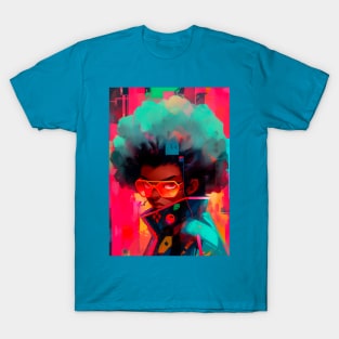 Big Afro - #0003 T-Shirt